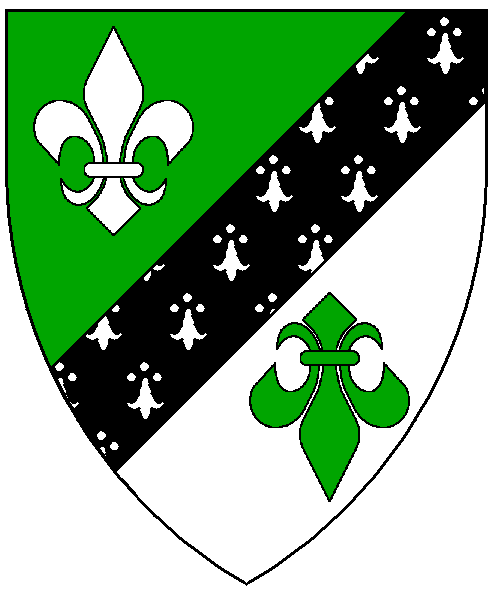 The arms of Alexander le Bonhomme