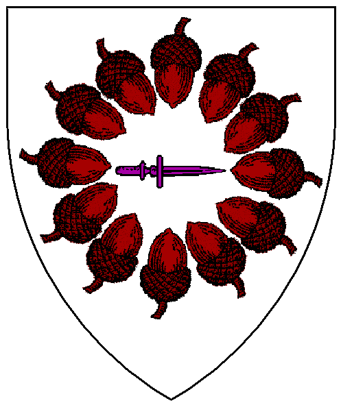 The arms of Alienor Mighelles