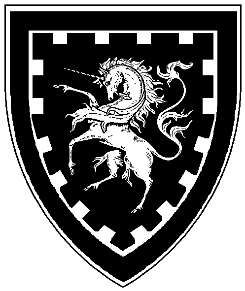 The arms of Alisander du Mont Saint Michel