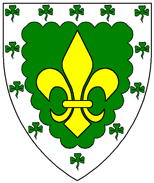 The arms of Amoreena de Jarret