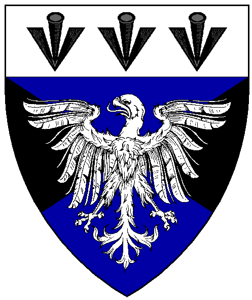 The arms of Anderewe Hawkewood