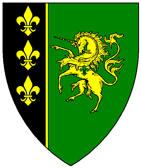 The arms of Ann Marie du Moineau Chantant