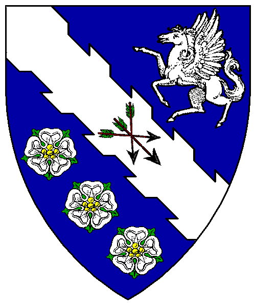 The arms of Arion Hirsch von Schutzhundheim