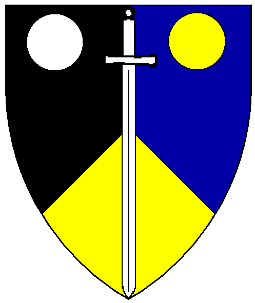 The arms of Arthur of Carreg Wen