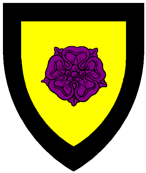 The arms of Barbara atte Rose