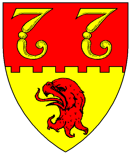 The arms of Briana O Dúnadhaigh