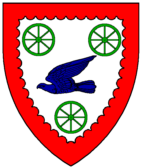 The arms of Bronwyn ferch Gwalchlas