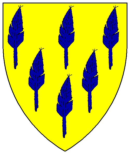The arms of Catharine Hawkwod da Barbiano