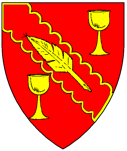 The arms of Catharine Wyndsford