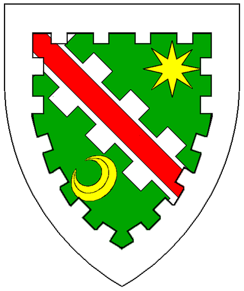 The arms of Christine Ariadne of Gwynedd