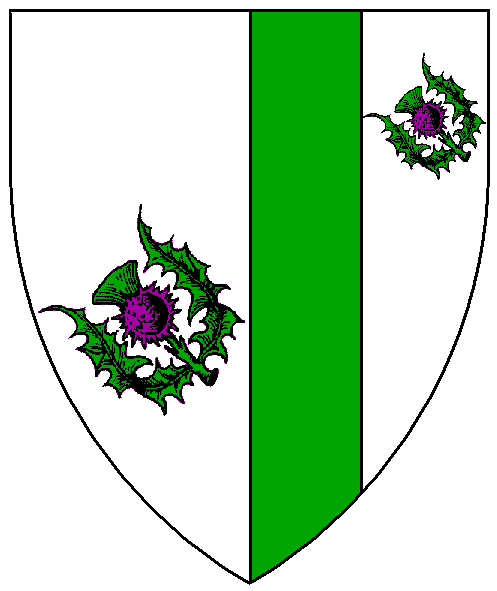 The arms of Clota ni Ghabhann