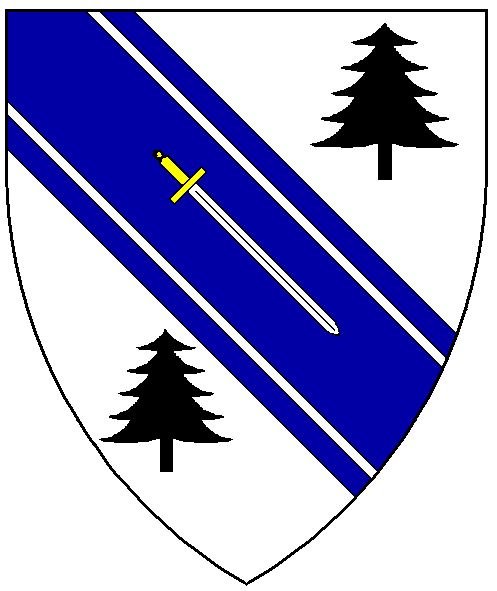 The arms of Cystennin ap Geraint