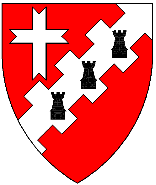The arms of Davy Gunn of Scotland