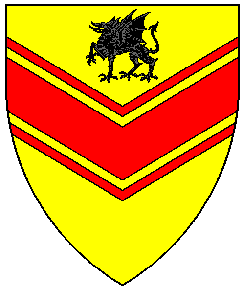 The arms of Eadwynne of Runedun