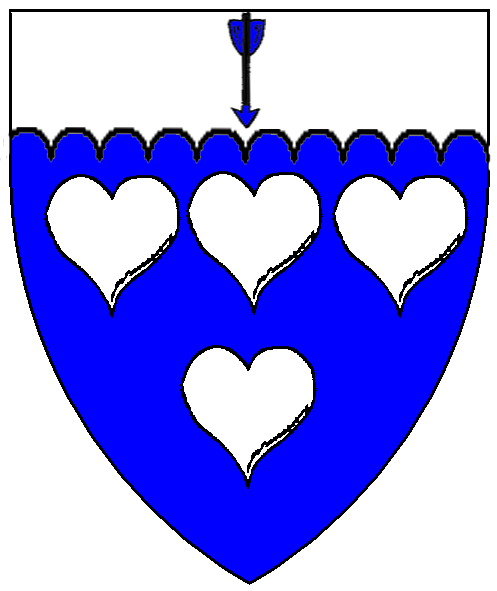 The arms of Elaine the Forgettable