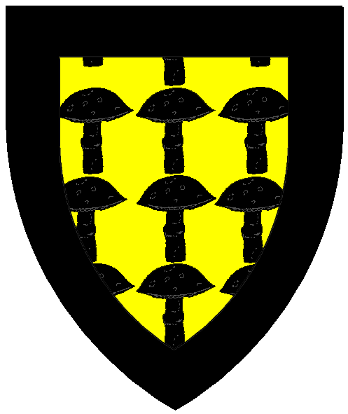 The arms of Geoffrey des Champignons