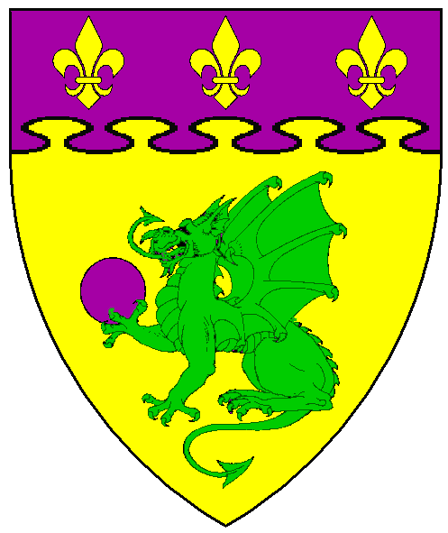 The arms of Honorée la Charmante