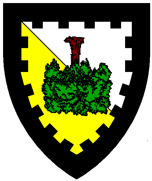 The arms of Ian MacDonald of Connacht