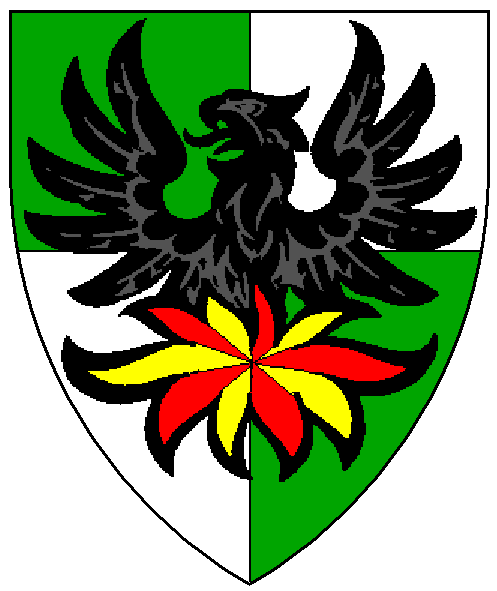 The arms of Igraine d'Abernon