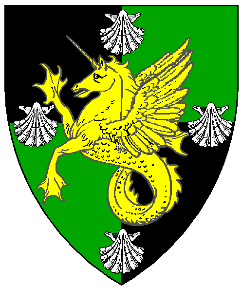 The arms of Isabella Cortes de Almeida