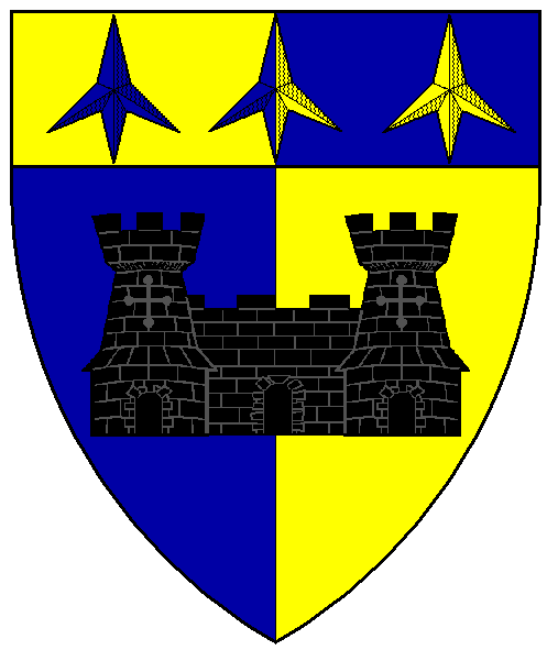 The arms of Jared Wolfe of Shadow Keep