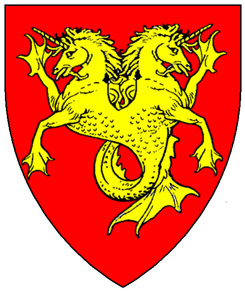 The arms of Jehanne Eloise de la Mer