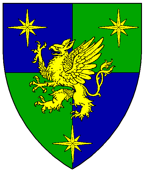 The arms of Jenefer Mac Hugh
