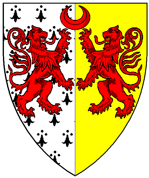 The arms of Jenefer Philippa Crosthwaite