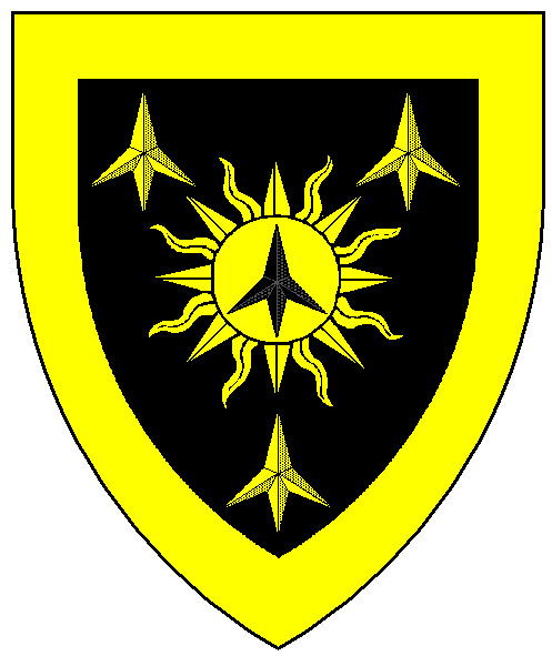 The arms of Joan Atzur d'Andorra
