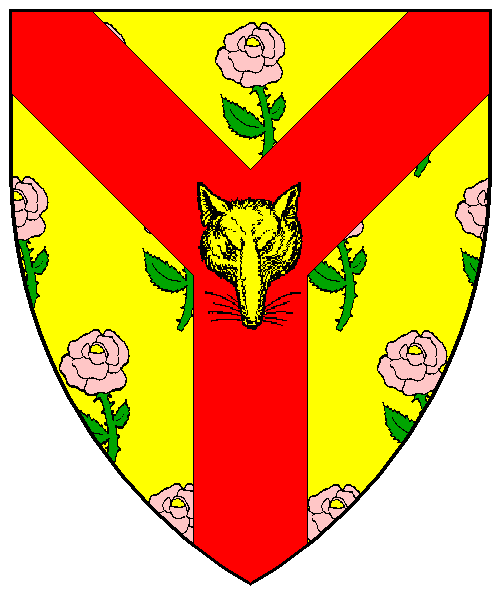 The arms of Madeleine Aurore des Mille Roses