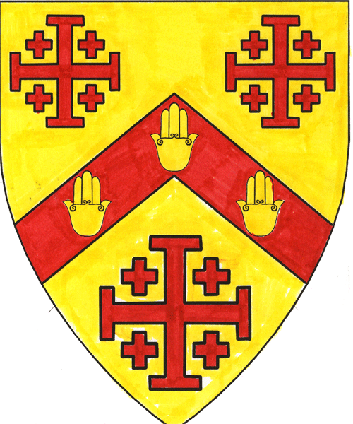 The arms of Madelena Hidalgo de Valencia