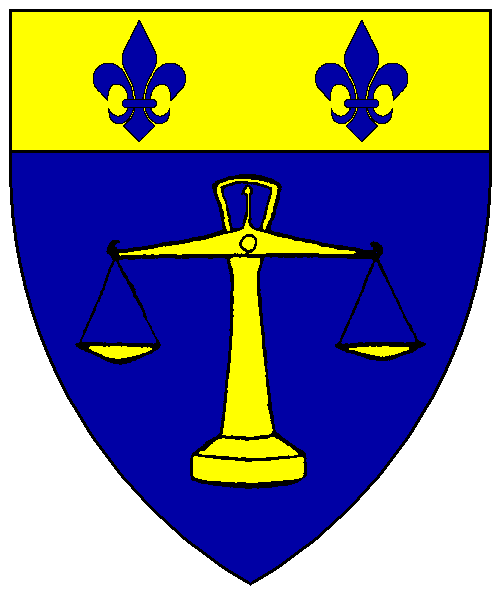 The arms of Manuel le Gules
