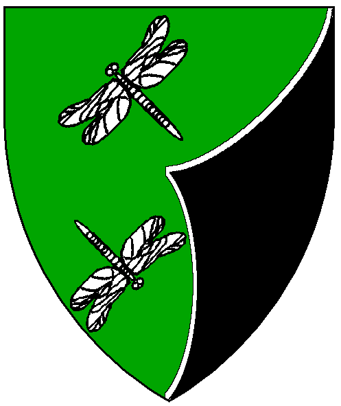 The arms of Margare of the Silver Dragonfly
