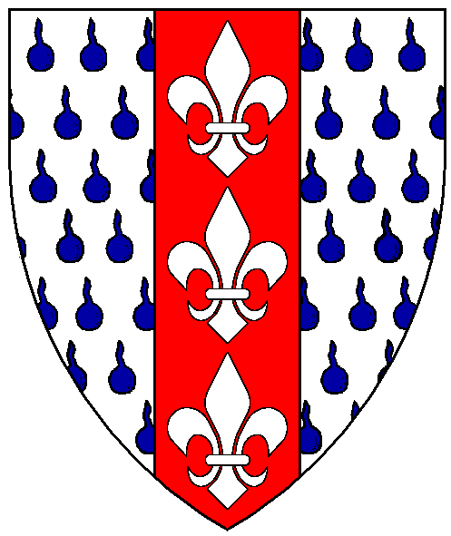 The arms of Marie Elaine de Womwell