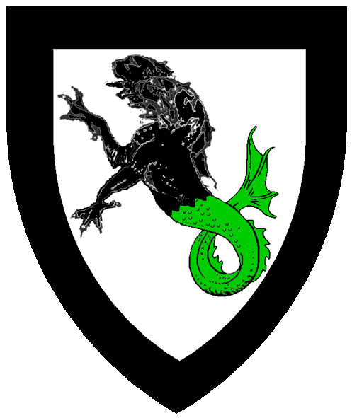 The arms of Megan Ariela Gwynhwyfar
