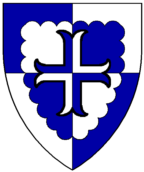 The arms of Miriel Gwenddwr Ty Arannell