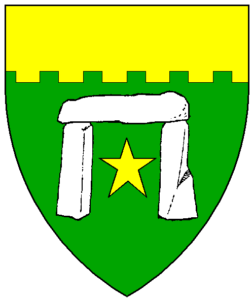 The arms of Morgaine FitzStephen