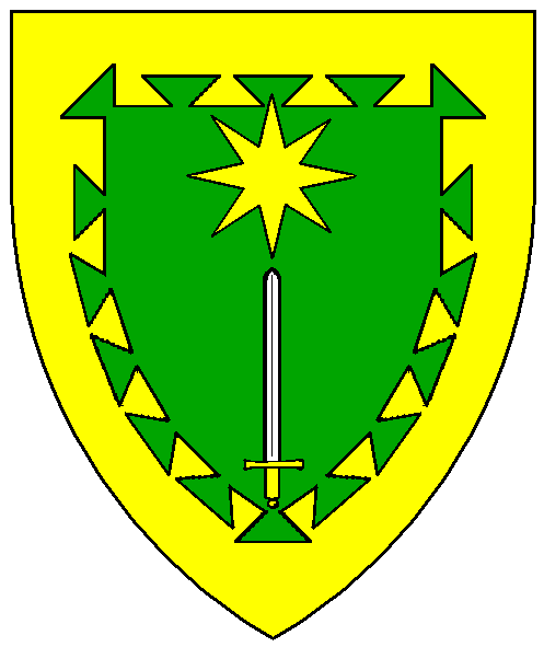 The arms of Morgan of Lorraine