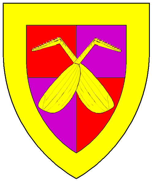 The arms of Rhiwallon the Wanderer