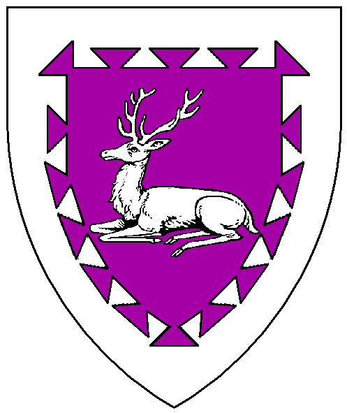The arms of Rosamond de Crèvecoeur