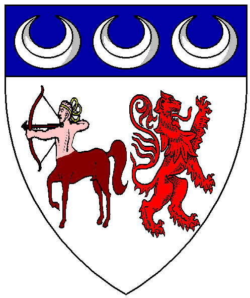 The arms of Simonetta de Galicia