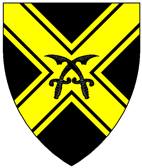 The arms of Theodric Pendar of Faulconwood
