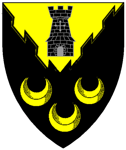 The arms of Tuvor Sabledrake