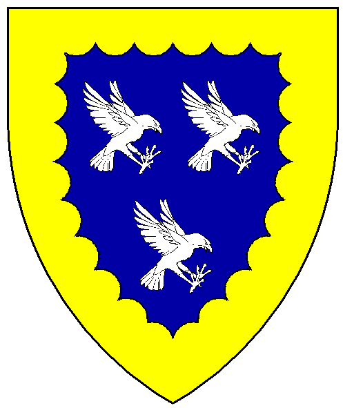 The arms of Wulfhere Slående Falk